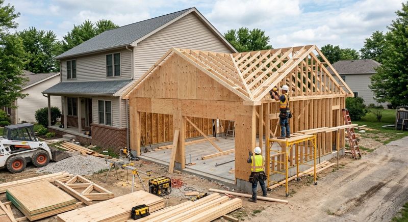 Attached Garage Construction in Charleston, SC