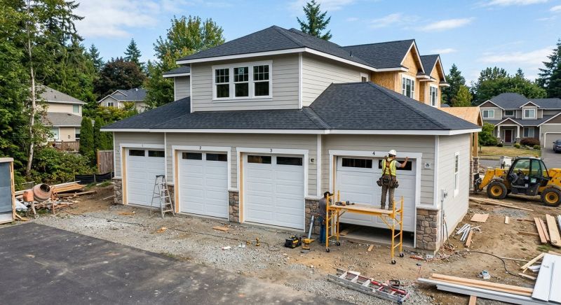 Three Car Garage Installation in Pearland, TX