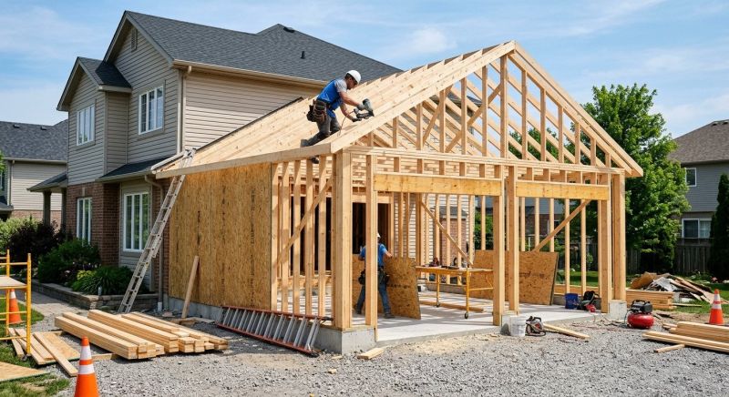 Attached Garage Construction in Summerville, SC