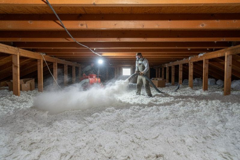 Blown Insulation Installation in Killeen, TX