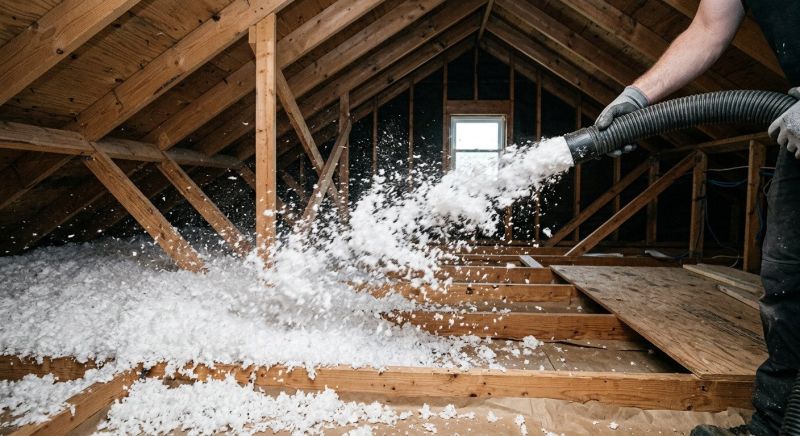 Blown Insulation Installation in Killeen, TX