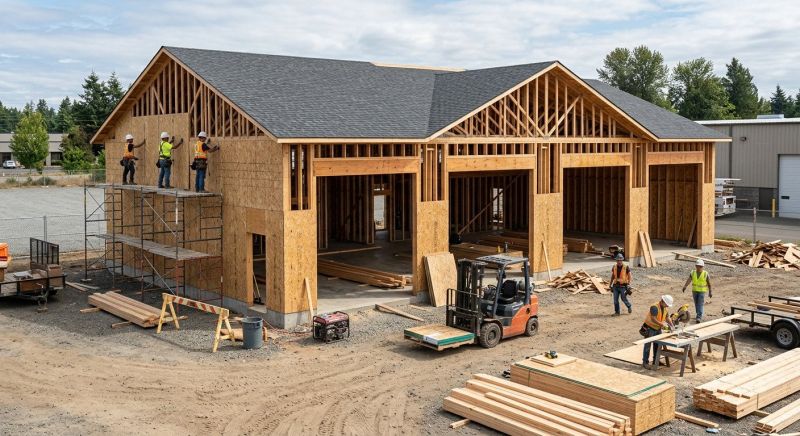 Commercial Garage Construction in South Houston, TX