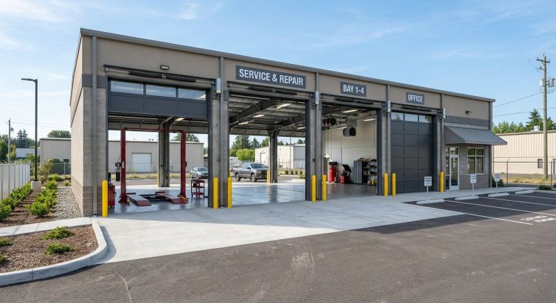 Commercial Garage Construction in Pearland, TX