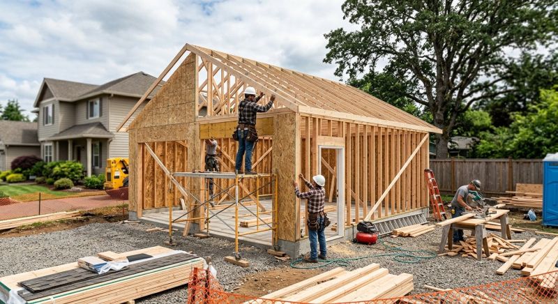 Detached Garage Construction in North Charleston, SC