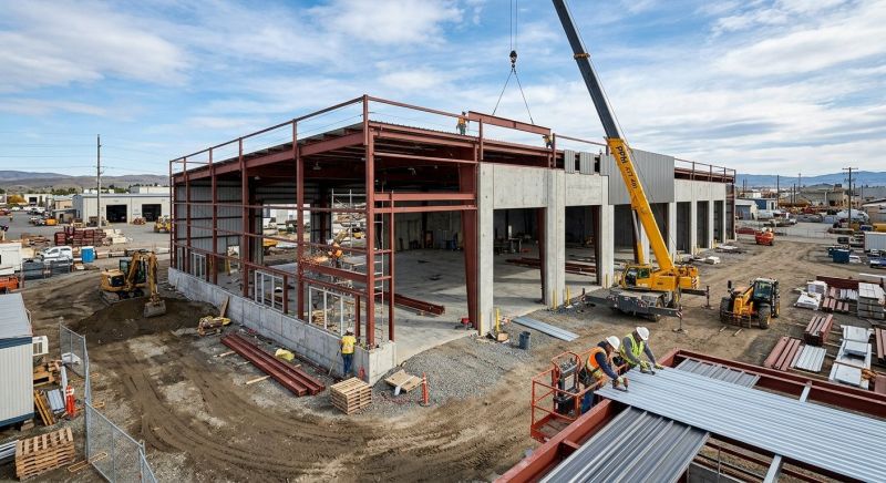 Industrial Garage Construction in Houston, TX