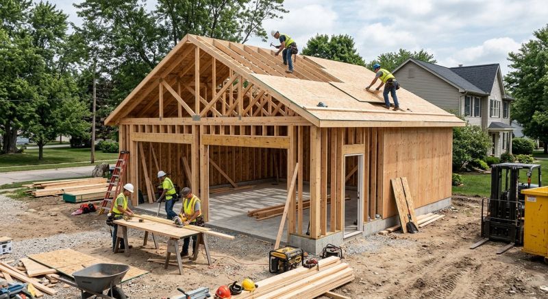 Storage Garage Construction in Katy, TX