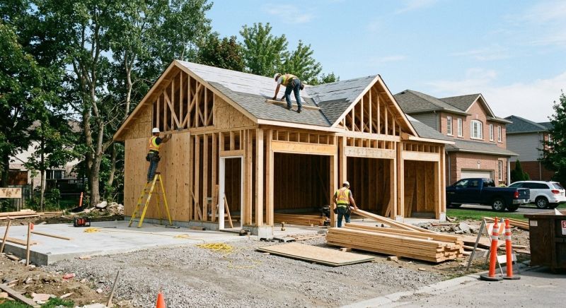 Wood Garage Installation in Charleston, SC